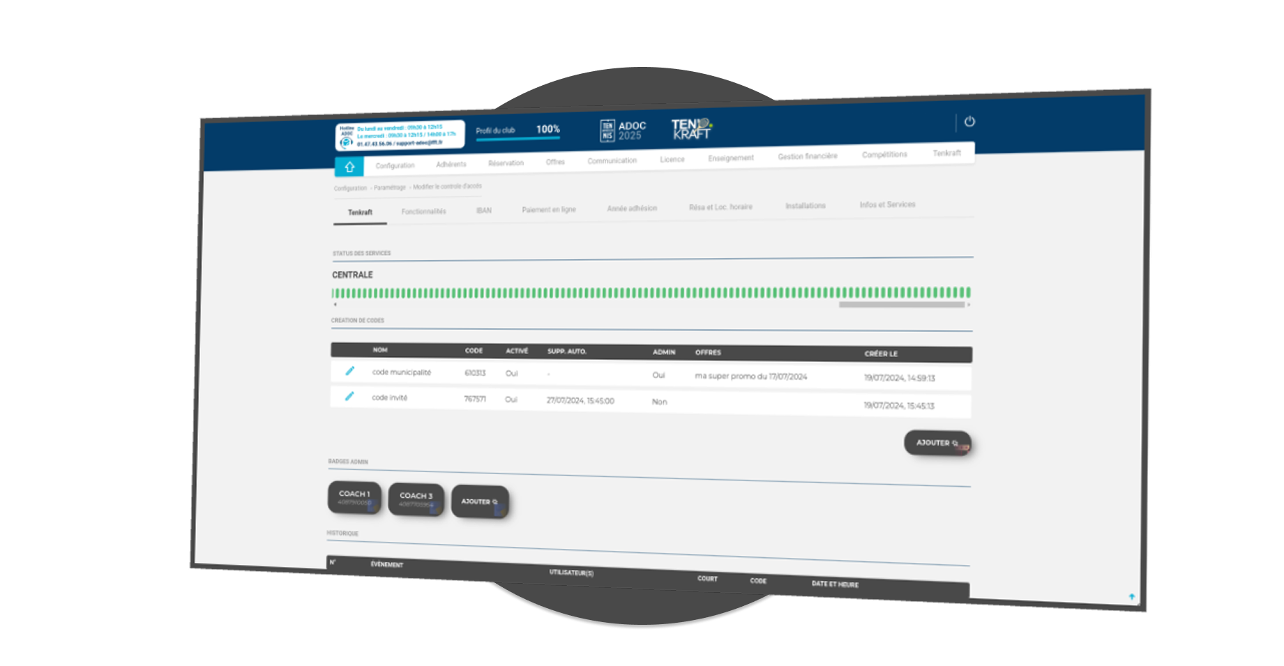 Interface ADOC